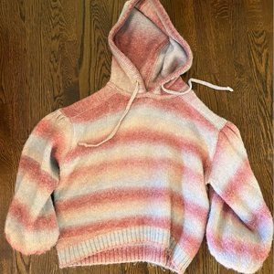 Something Navy Knitted Sweatshirt